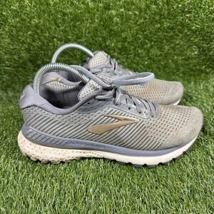 Brooks Adrenaline 20 Gray Purple Womens US Size 8 1202961B073 Running Shoes